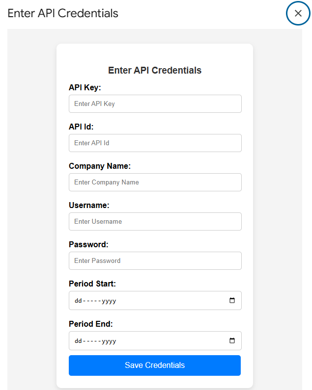 Future Finance’i API parameetrite aken Google Sheetsis